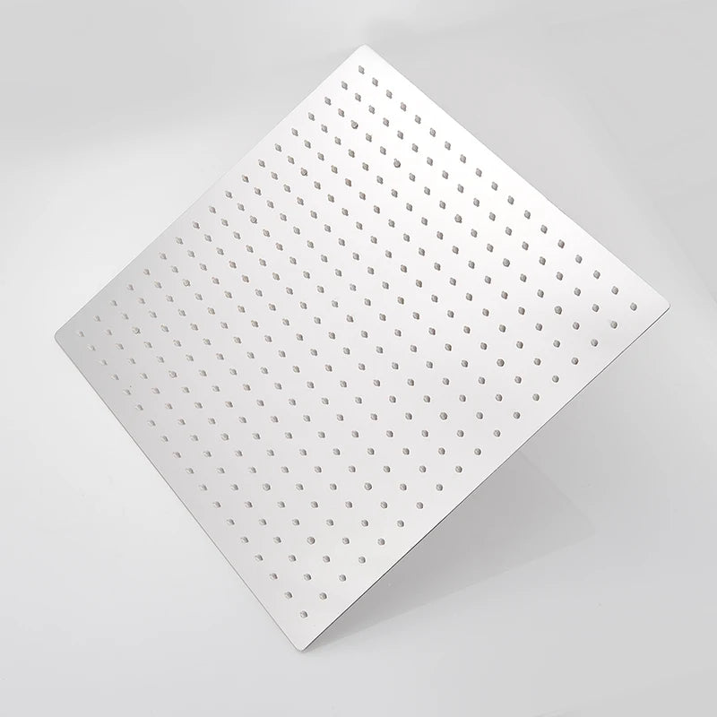 Rainfall Shower Head 8–12 Inch — High Pressure Ceiling Mounted Bathroom Showerhead