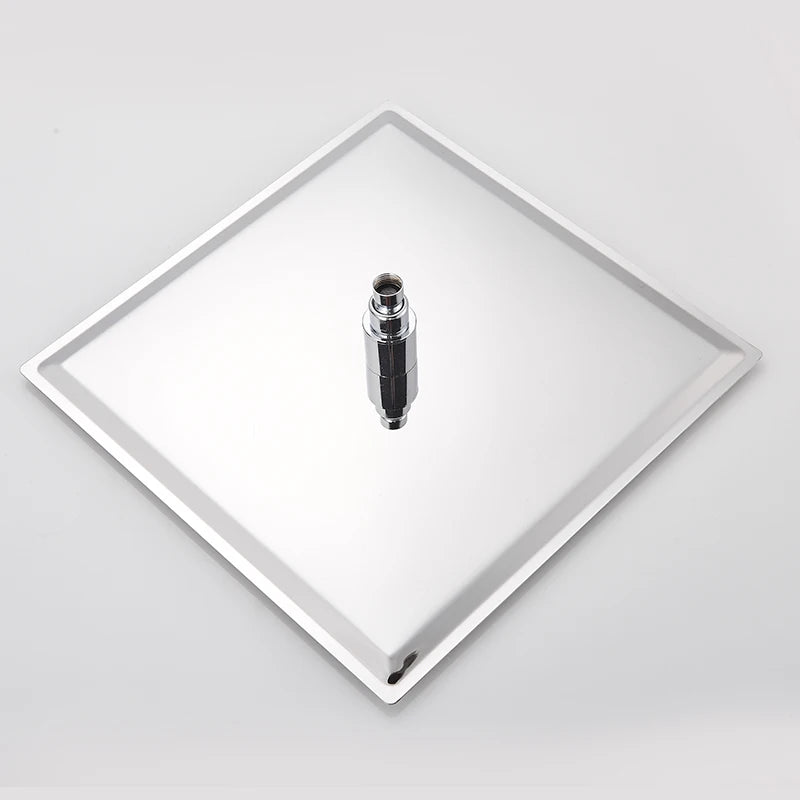 Rainfall Shower Head 8–12 Inch — High Pressure Ceiling Mounted Bathroom Showerhead