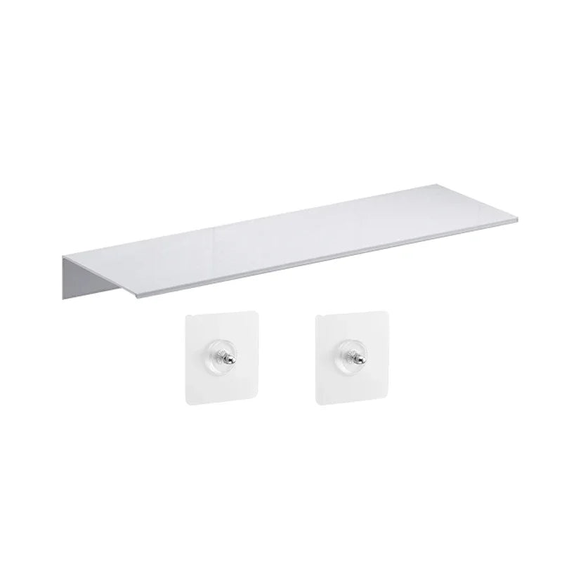 Floating Bathroom Shelf 30–50cm — Wall Mounted Storage Shelf for Modern Bathroom Organisation