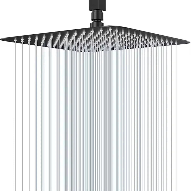 Rainfall Shower Head 8–12 Inch — High Pressure Ceiling Mounted Bathroom Showerhead